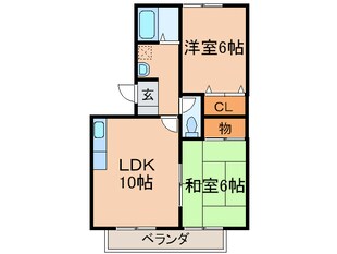 トロワフィーユの物件間取画像